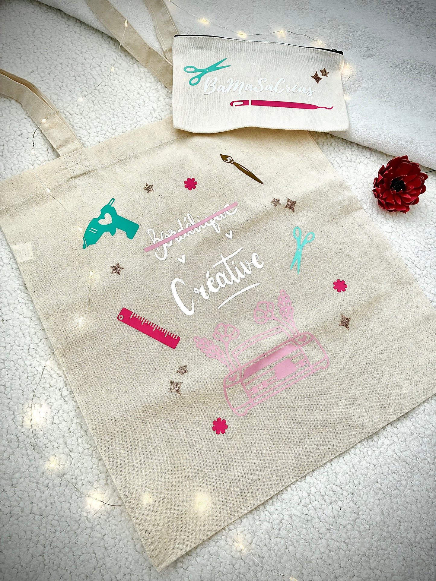 Tote bag avec sa trousse